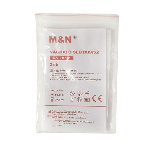 Vágható sebtapasz csomagolva