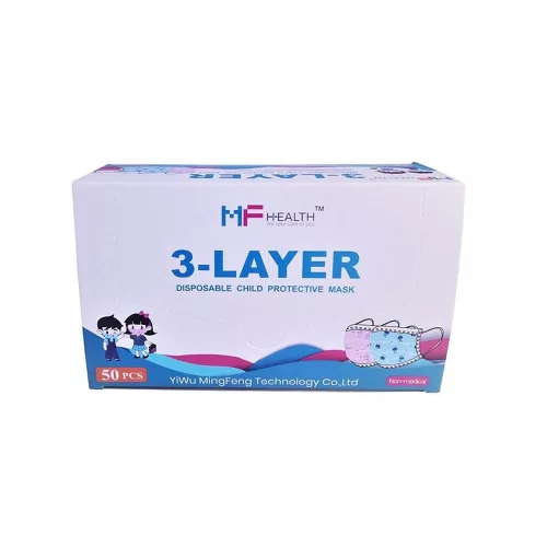 Egyszer használatos szájmaszk gyerekeknek dobozban